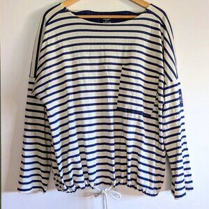 Coach x Saint James' Limited Edition Collection Breton Striped Drawstring top M